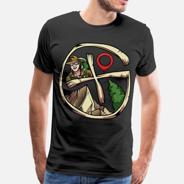 

cool geocaching geocacher geocache gps outdoor t shirt men custom 100% cotton s-xxxl cool graphic building summer standard shirt