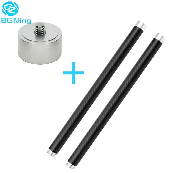 

tripods carbon fiber extension rod bar reach pole arm converter adapter for dji osmo mobile 2/smooth 4 handheld gimbal with 1/4" thread