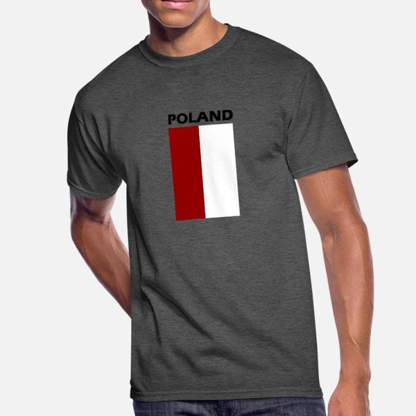 

poland t shirt men design cotton s-xxxl slim anti-wrinkle new fashion summer style slim shirt
