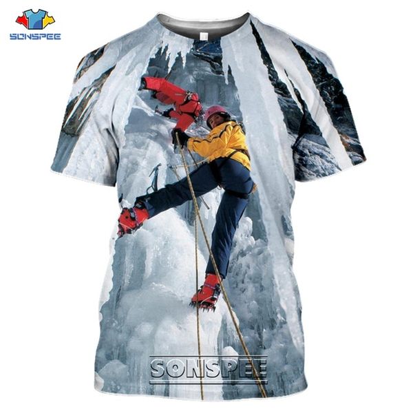 

climb sport cool 3d print shirts funny funny kawaii men clothing