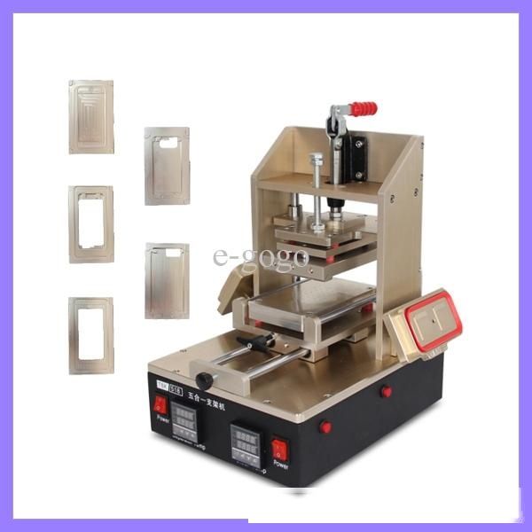 

5 in 1 refurbish lcd machine with mold vacuum lcd separator+glue remover+middle bezel splitter+preheater+frame laminator