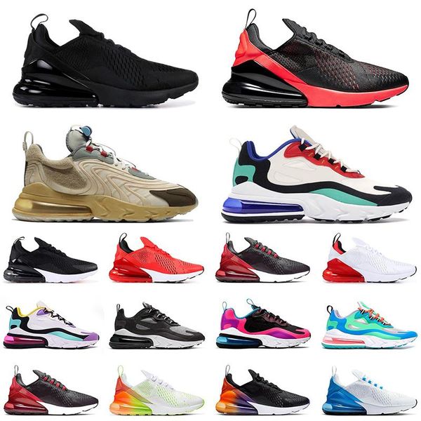 

2020 270 react eng men women running shoes bauhaus aliens triple black white pn dust mens womens trainers outdoor sports sneakers runner