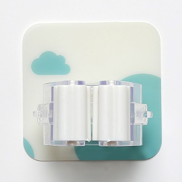 

cloud rack suction broom wall hanging mop frame hook holder bathroom clip
