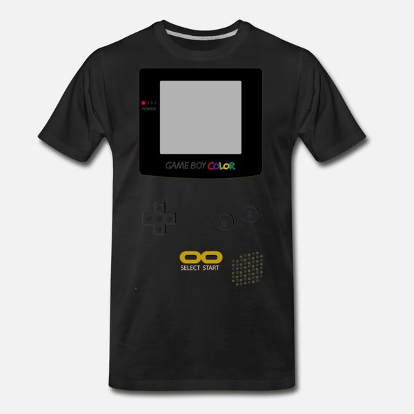 

gameboy color t shirt men designer 100% cotton o neck letter crazy comfortable spring standard shirt