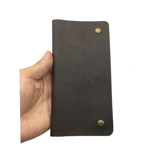 

leather short card wallet men travel passport wallets 5 orders, Red;black