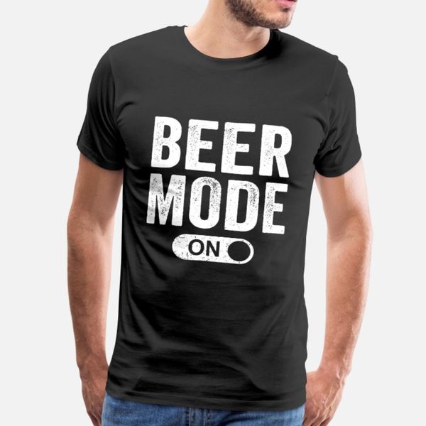 

режим пиво на тенниску мужчины печать хлопка круглого воротника джентльменов симпатичной новый стиль весна обычной рубашка