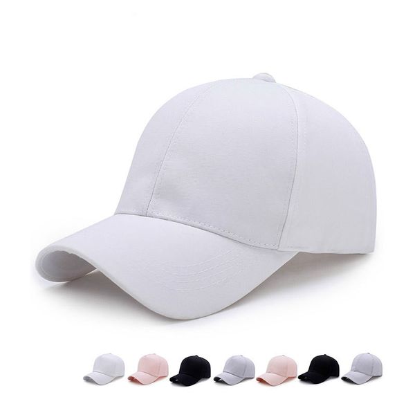 

beanies spring and autumn simple mercerized cotton baseball cap men women couple solid color sun hat casual light board