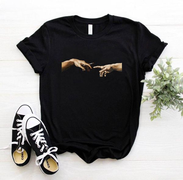 

2020 tees women t shirt print letter t-shirt casual white black pink short sleeve cotton summer brand clothing