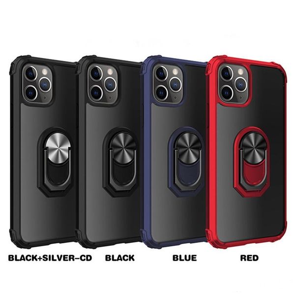 

for iphone 11 pro max max xs x pc tpu clear phone case new transparent protector hard back cover magnetic cd car holder