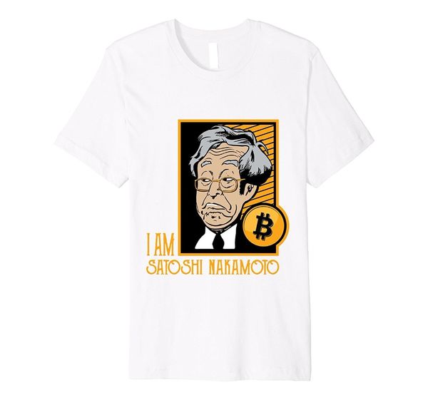 

2019 new summer men t-shirt bitcoin i am satoshi nakamoto premium t-shirt cotton tee shirt