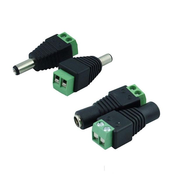 

dc power adapter 5.5 * 2.1 mm male & female dc power jack adapter connector balun plug