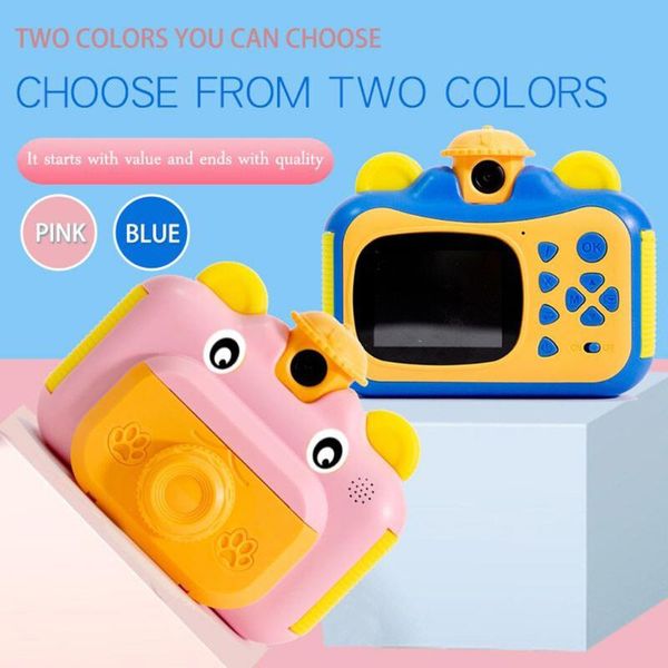 

mini kids camera can take pictures and print hd screen chargable pgraphy props cute baby child birthday gift outdoor game
