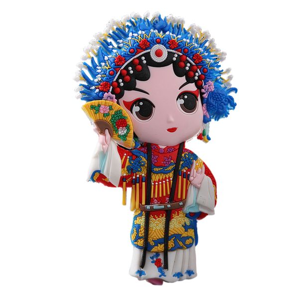 

restaurant souvenir fridge magnets peking opera face chinese style travel gifts