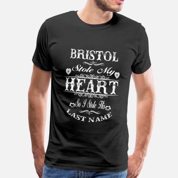 

bristol h sole мое сердце, я похитил его последний na футболку мужчины fit 100% хлопок crew neck уникальный fit комфортное лето стиль формал