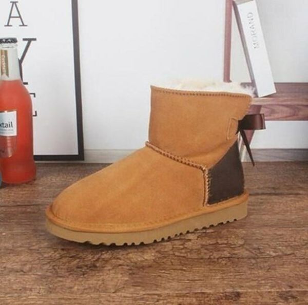 

discount 2020 christmas new australia classic wgg boots superstar v winter boots bailey ladies bailey bow snow boots, Black