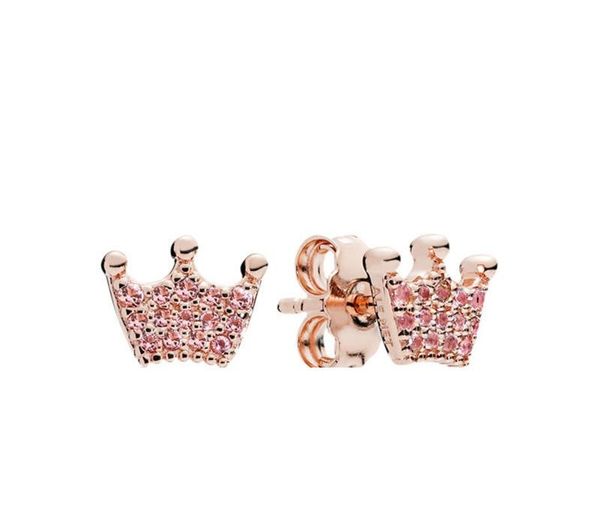 

925 sterling silver square big cz diamond earring fit wedding jewelry gold rose gold plated stud earring women earrings accessories, Golden;silver
