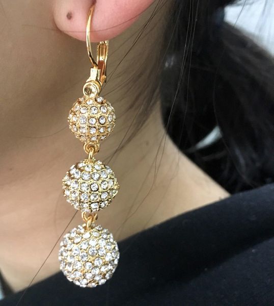 

pendant earrings designer jewelry luxury jewelry earrings sphere for ladies new brand jewelry women christmas party gift, Silver