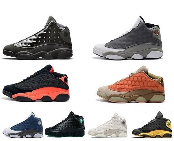 

mens basketball shoes athletic sports shoe 13 13s gs hyper royal italy blue chicago bred dmp wheat o nakeskin jordan retros shoe