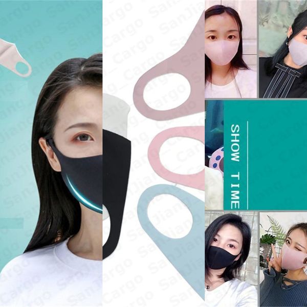 

mask thin ice silk summer star fashion breathable dust-proof sunscreen washable solid color easy to1