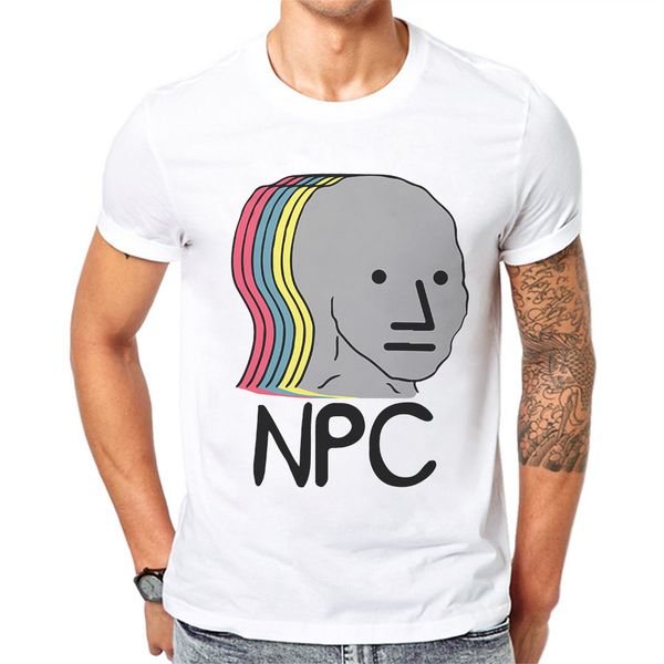 

new arrivals creative printing npc men t-shirt short sleeve t shirt casual cotton tees shirts male clothes camisetas hombre