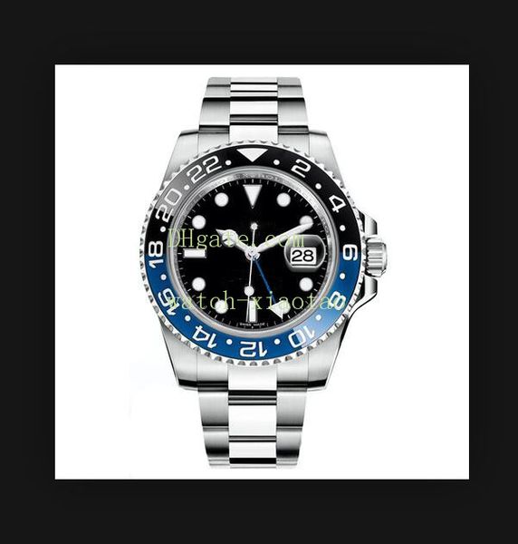 

bp maker v5 40mm sapphire gmt batman mechanical 116710 116710blnr 116713 116718 ceramic asia 2813 movement automatic mens watches, Slivery;brown