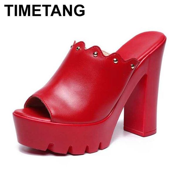 

timetang new summer sandals high slippers with fish mouth high heel shoes women sandals shoes fashion heels plus size 33-43, Black