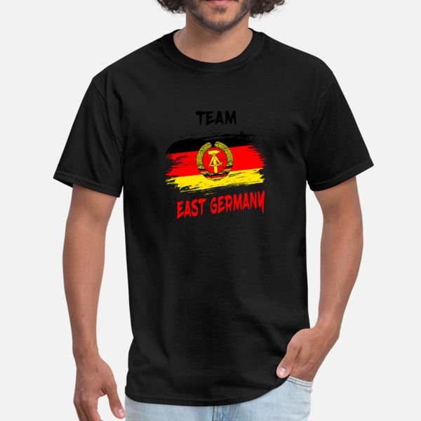 

team east germany gift ddr east ossi t shirt men printing 100% cotton o-neck cool sunlight new style summer letter shirt