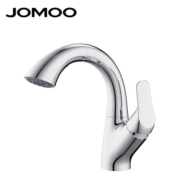 

JOMOO Bathroom Basin Faucet Brass Pull out Basin Mixer 32335-551/1B-Z