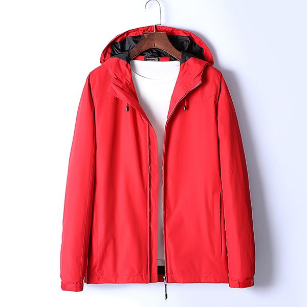 

outdoor pants spring and autumn travel mountain climbing coat men's wear thin casual jacket men loose plus-sized male hoode, Black;green