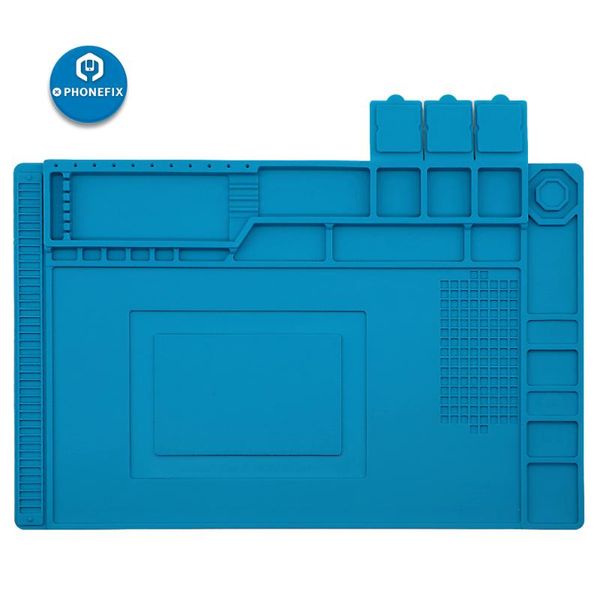 

soldering mat heat insulation silicone soldering mat work pad phone repair desk platform solder rework repair tool station pad