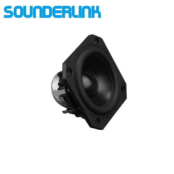 

2pcs/lot sounderlink 2.5inch 3'' full range frequency speaker 3 inch 95mm anodized aluminium basin kapton coil hifi sound