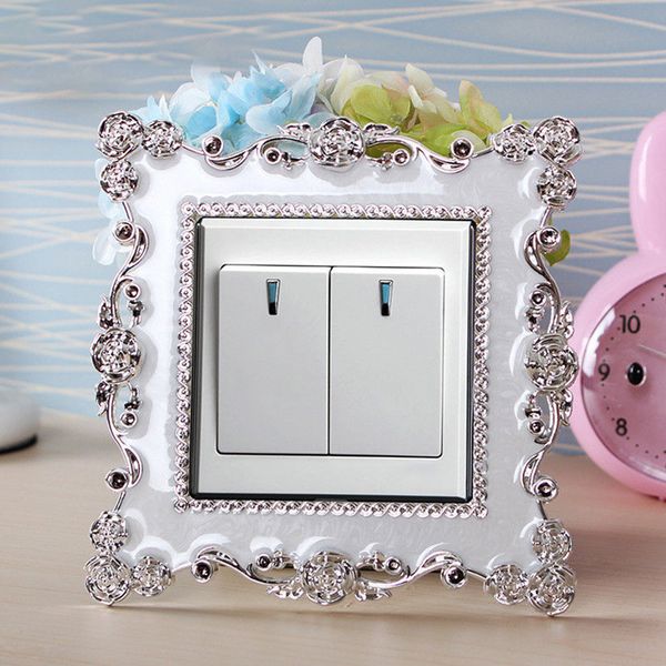 

protective decoration socket acrylic removable switch sticker wall light home
