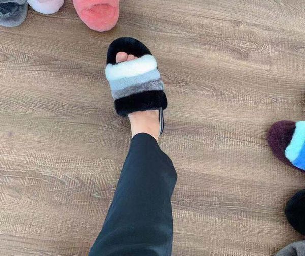 

new women's fashion slippers shoes 17 color matching casual slippers men girls boots shoe explosions, Black