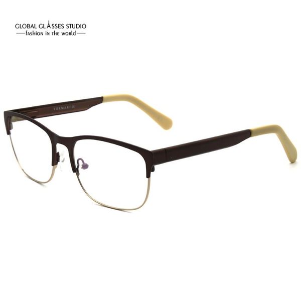 

men metal eyeglasses glasses v0810-c2, Black