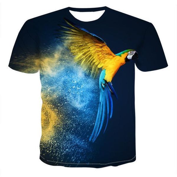 

animal o -neck 3d /women leisure 3d print shirts horror funny funny men clothing