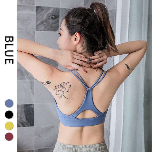 

new sports brassiere womens -resistant running yoga fitness vest push-up beauty back wireless seemless /30, White;black