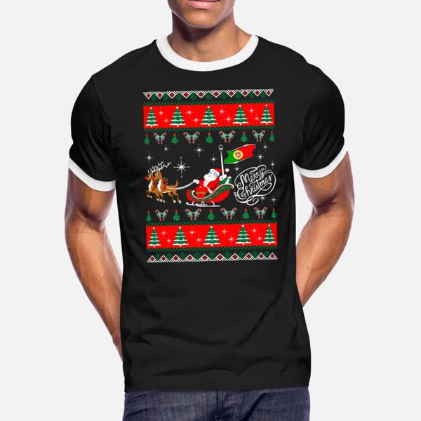

ugly merry christmas portugal t shirt men character tee shirt s-3xl clothes sunlight humor spring outfit shirt