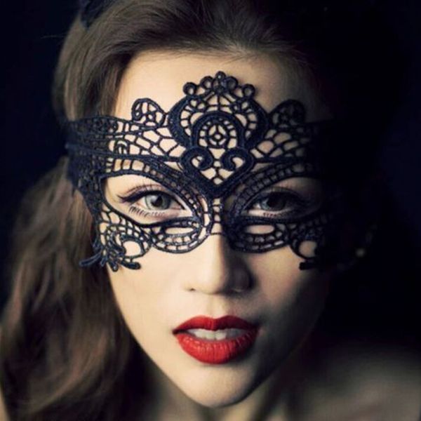 

halloween lace mask lace goggles valentine day performance muffle party mask