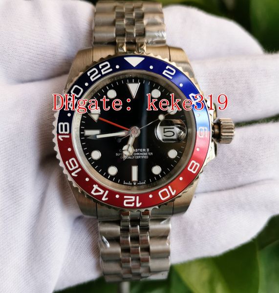 

10 style bp wristwatches v3 gmt 40mm 126710 116718 116610 116710 126711 126719 batman jubilee 2813 automatic mechanical mens watch watches, Slivery;brown