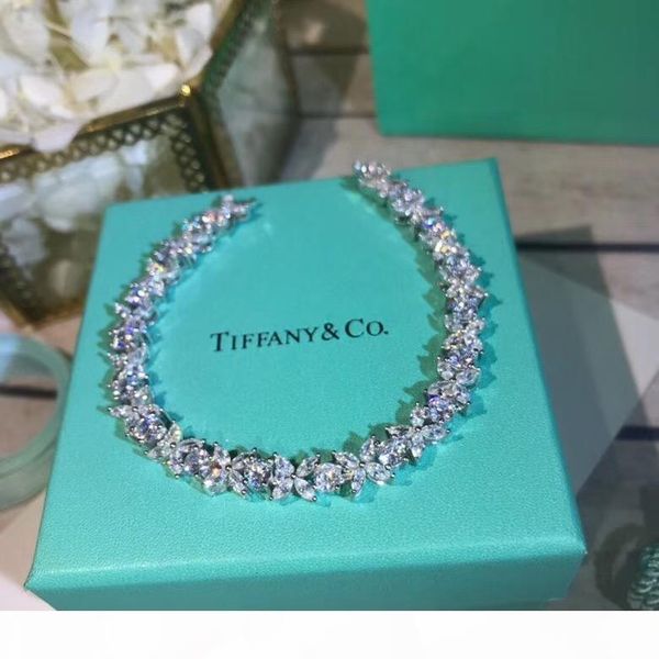 

luxurious quality s925 silver women charm bracelet for women earring ring wedding jewelry gift drop shipping ps5252, Golden;silver