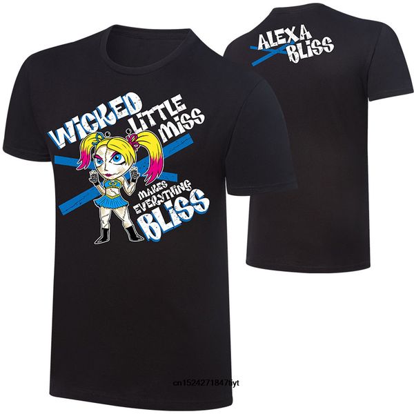 

alexa bliss wicked little miss makes everything bliss men's t shirt