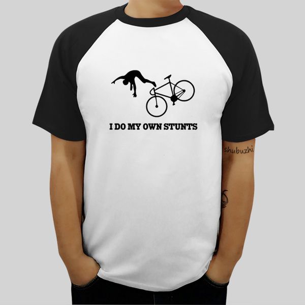

летняя мода смешные мужская рукав реглан футболка i do my own трюки - отлетают велосипед stuntman мужчины тенниска бренда вершины