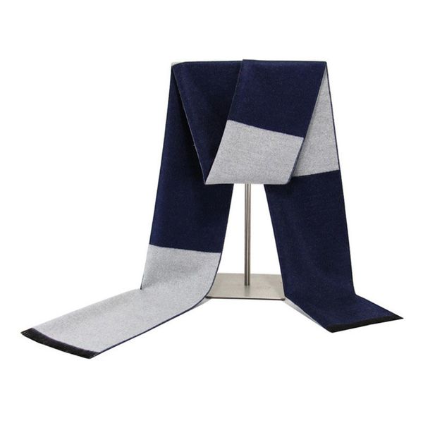 

easy matching young men warm soft mens scarves cashmere imitation winter students scarves shawl wraps 30*180cm new year gift, Blue;gray