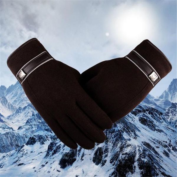 

five fingers gloves men thermal winter motorcycle ski snow snowboard guantes eldiven handschoenen 40fe19, Blue;gray