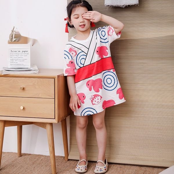 

habutterfly high-end high-quality maruko t- loose casual kimono habutterfly high-end high-quality maruko long t-skirt dresslong skirt dress, Black;gray