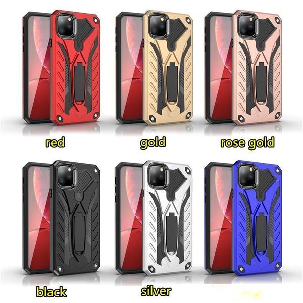 

toruk makto kickstand case hybrid back cover with holder stand for iphone 11 pro max x xr xs max samsung note10 s10 huawei p30 p20 pro