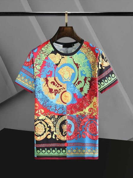 

paris luxury t-shirt men's designer t-shirt pure cotton brand clothing breathable rich man summer women's printed t-shirt male 1, White;black