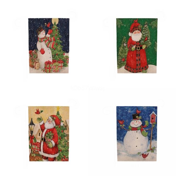 

new christmas decorations cotton embroidered christmas table flag creative european coffee table deskfashion personality decoration#238