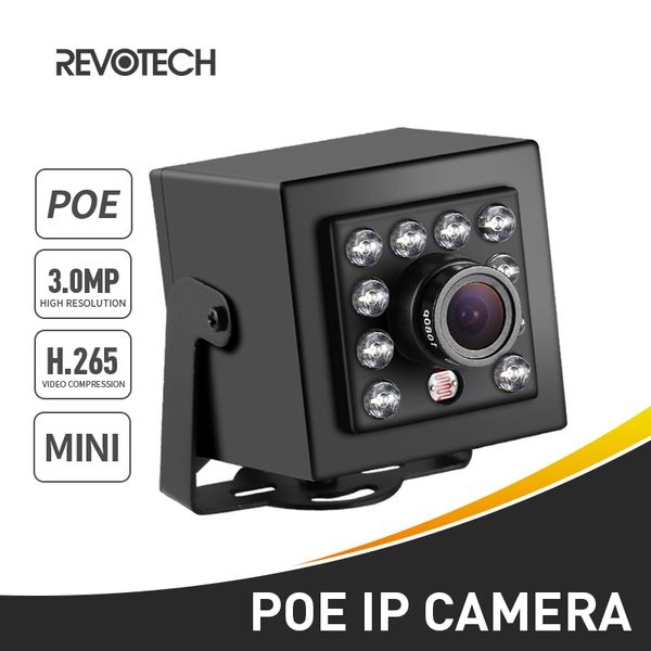 

H.265 HD 3MP Mini Type IP Camera 10 LED IR Indoor Security 1296P / 1080P Night Vision P2P CCTV System Video Surveillance Cam