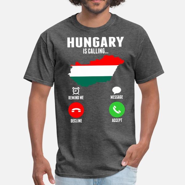 

hungary is calling t shirt men printed 100% cotton plus size 3xl pattern crazy new style spring pictures shirt